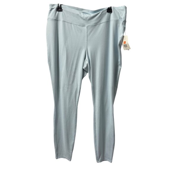 Wonderly Studio Womens Plus Size Light Blue Leggings 2X NWT - Picture 1 of 11